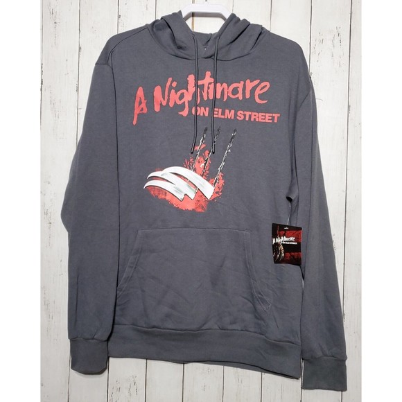 A Nightmare On Elm Street Hoodie Pullover Sweatshirt Freddy Krueger Mens XL New - Picture 1 of 10